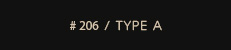 # 206 / type A